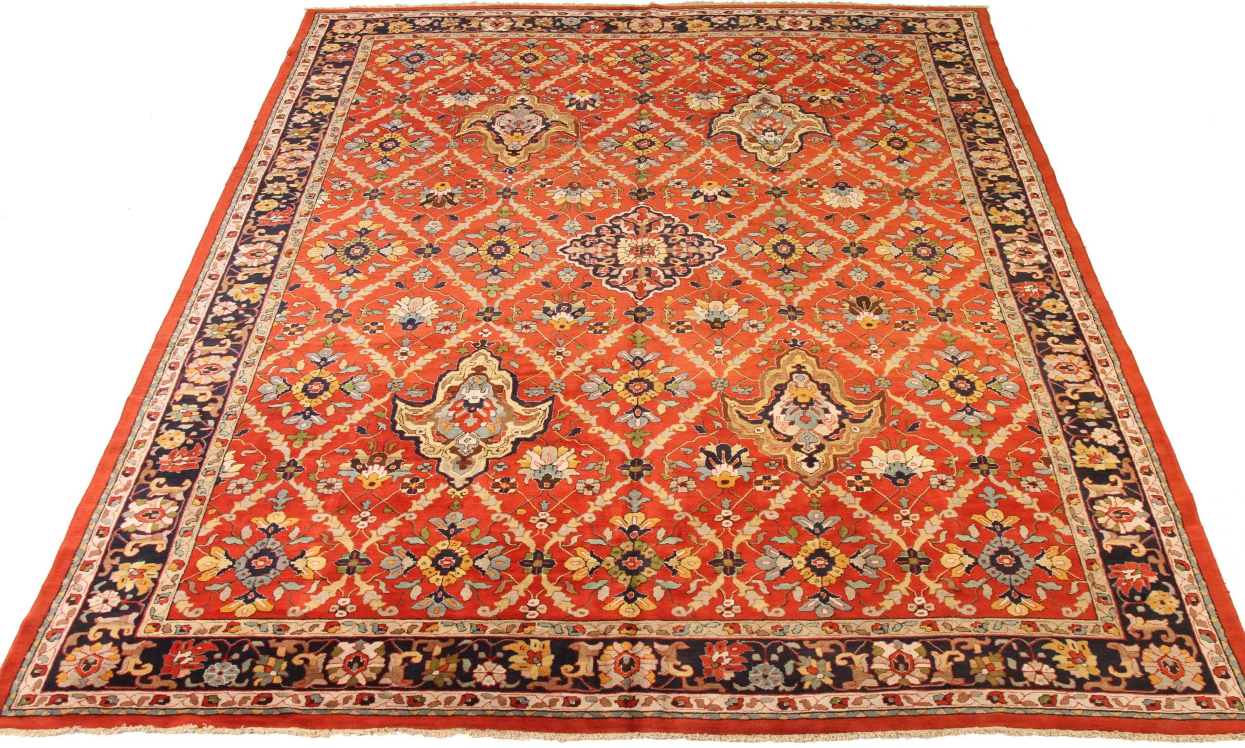Discover the elegance of Europe Europian featuring Area Rugs in Circa 1910. Designed with Wool and IvoryNavy BlueRed, this exclusive design is perfect for enhancing your space.