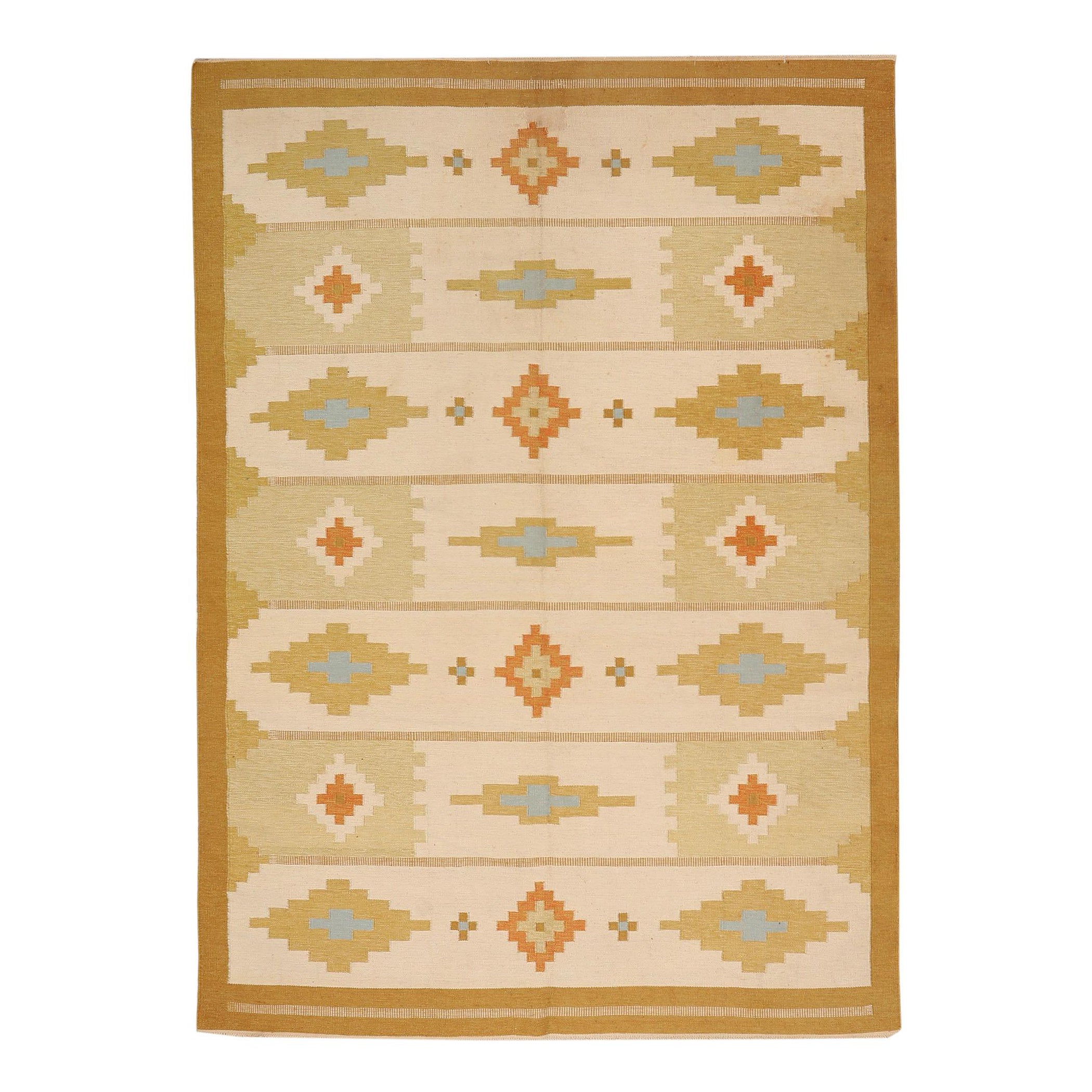 Europe Swedish Collection Teppiche - Wolle Elfenbein Design - 97364
