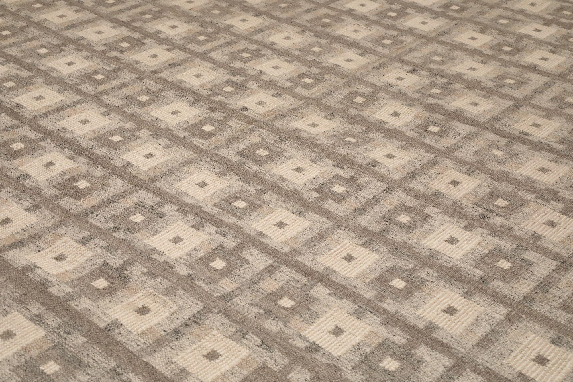 Europeo Tappeto Europe Swedish Collection'S - Lana, design avorio - 97362 in vendita