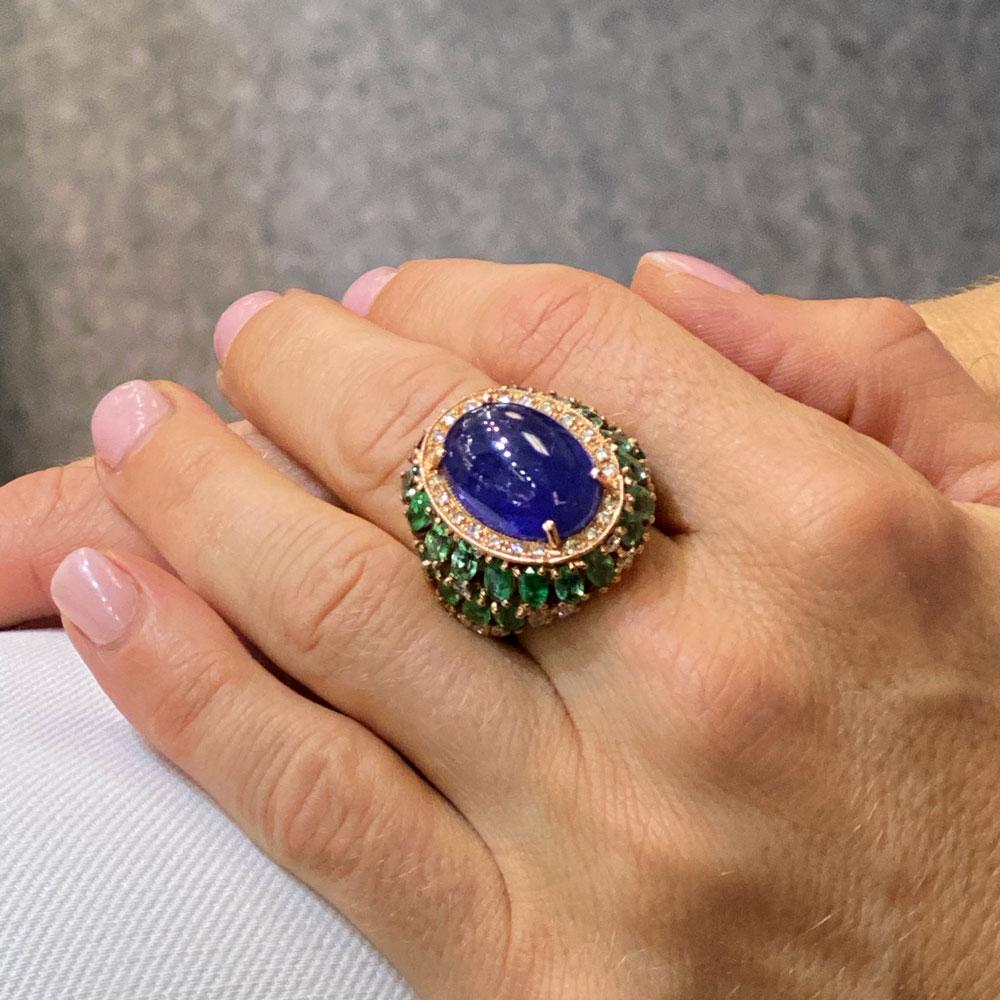 15 carat tanzanite ring