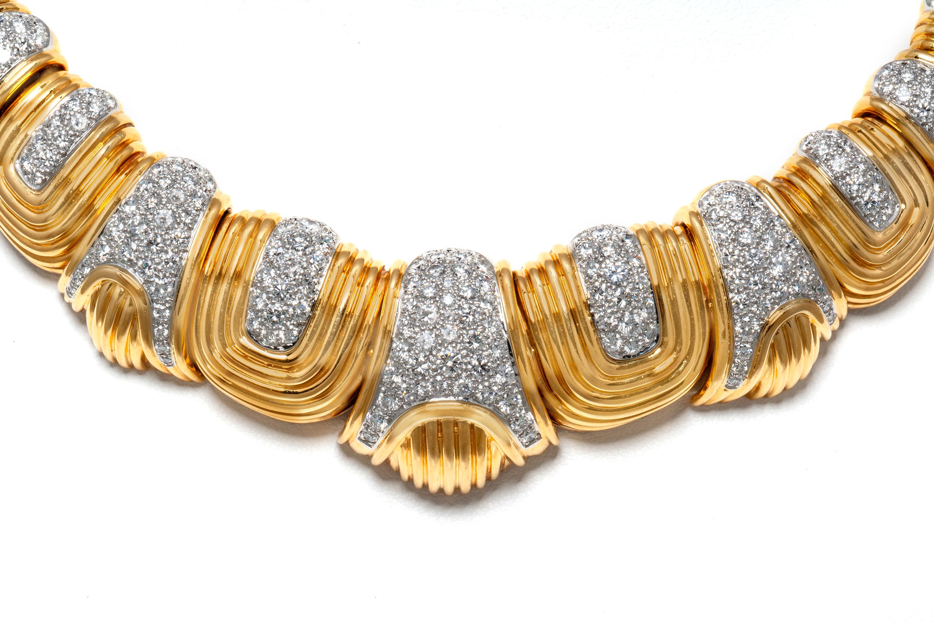 Women's European 18 Karat Gold Chocker Necklace