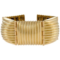 European 1970s Gold Bracelet