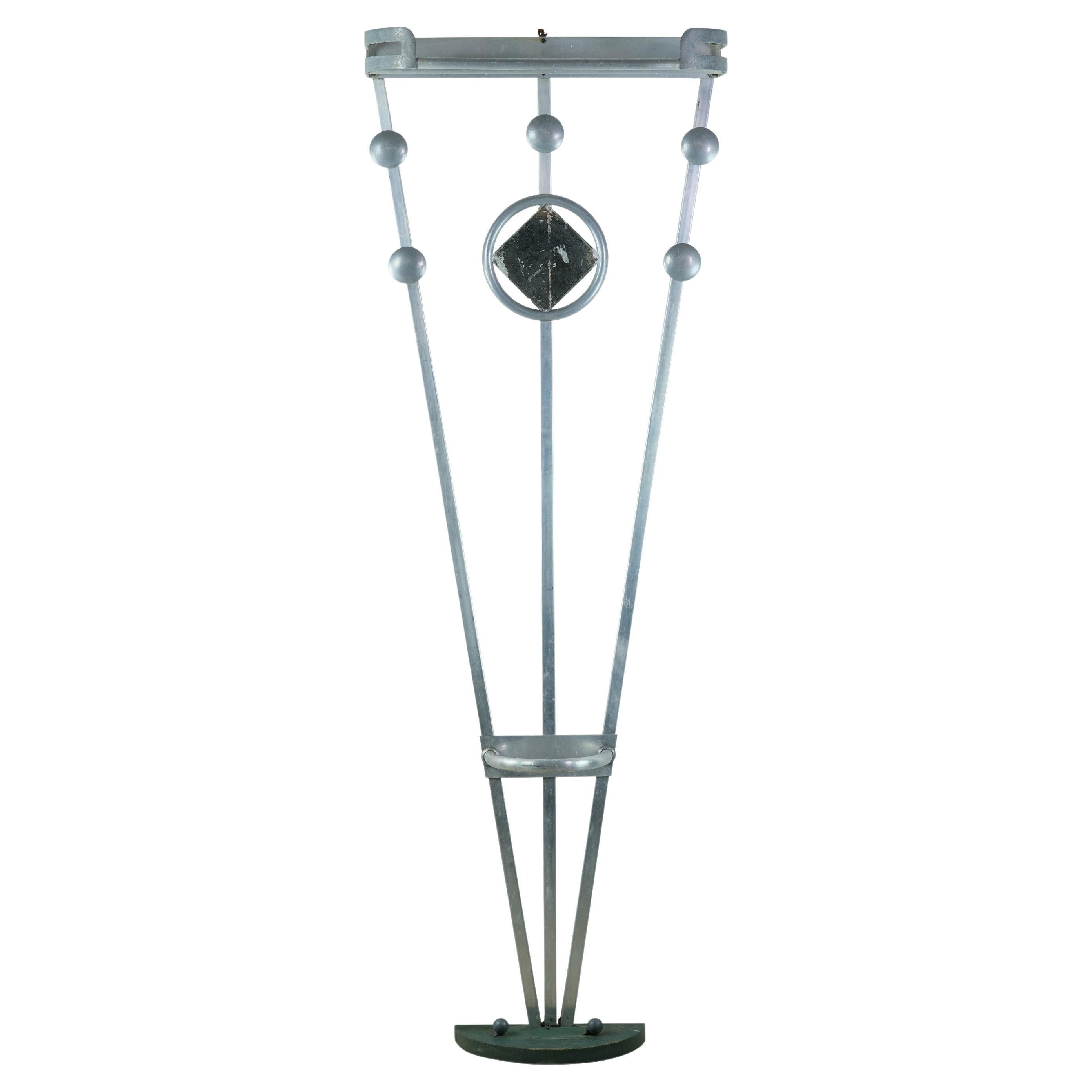 European Art Deco Hall Tree, Mirror, Hat Rack and Umbrella Stand For