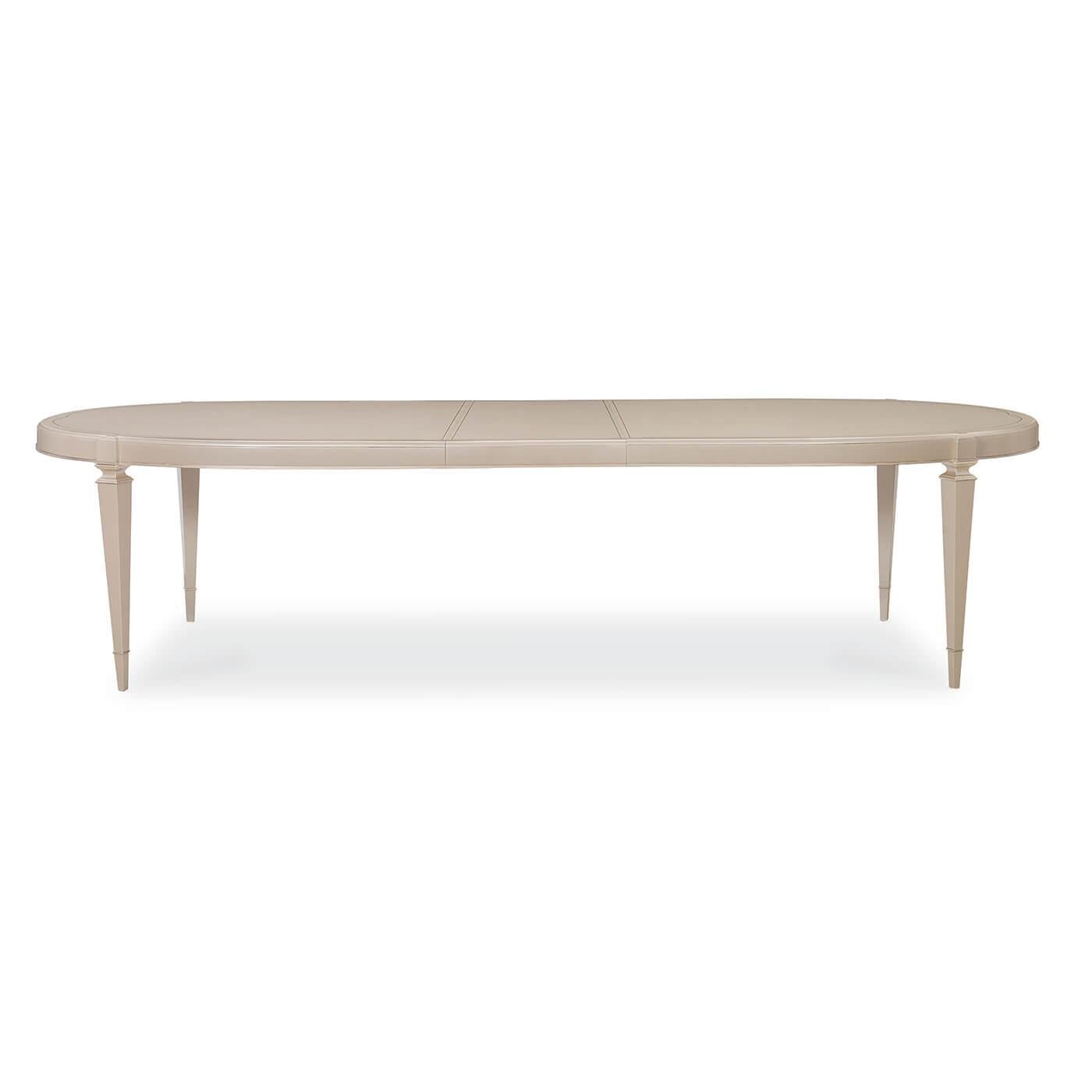 Asian European Art Deco Style Extension Dining Table