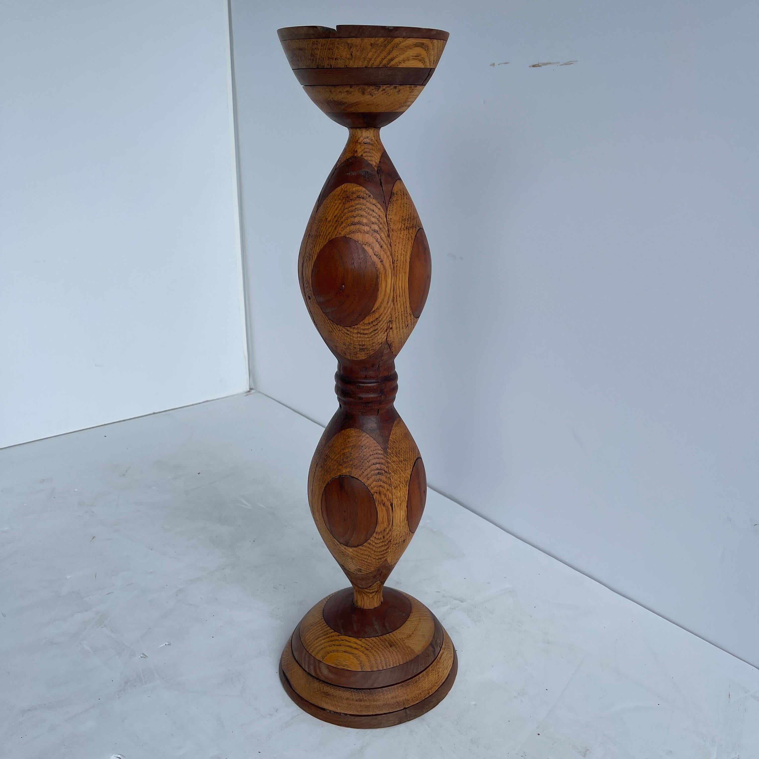 European Art Deco Wooden Ash Tray Stand, circa 1930's 3