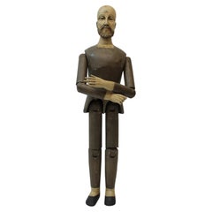 European Articulated Wood Figure "Giuseppe"