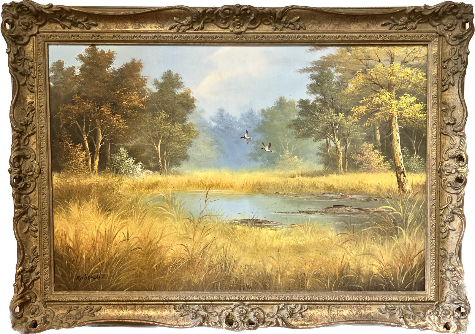 European artist, second half 20th century
signed lower corner
oil on canvas, framed
framed: 25 x 35 inches
canvas: 20 x 30 inches
provenance: private collection, England
condition: very good and sound condition 
