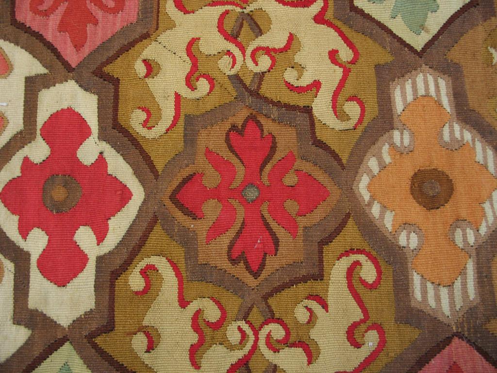 Tapis français d'Aubusson avec fils métalliques par Sallandrouze   Bon état - En vente à New York, NY