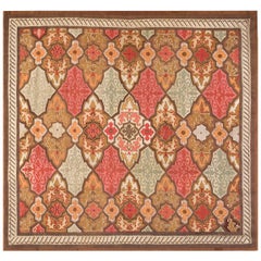Tappeto Aubusson francese con fili metallici di Sallandrouze