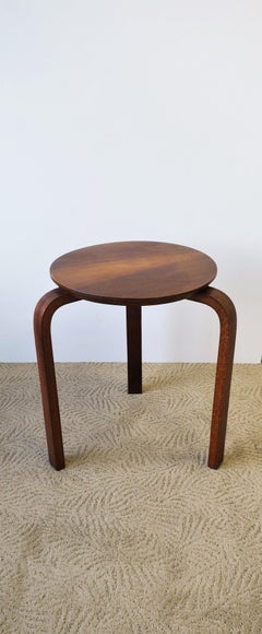 Tabouret ou table à boissons bois cintré