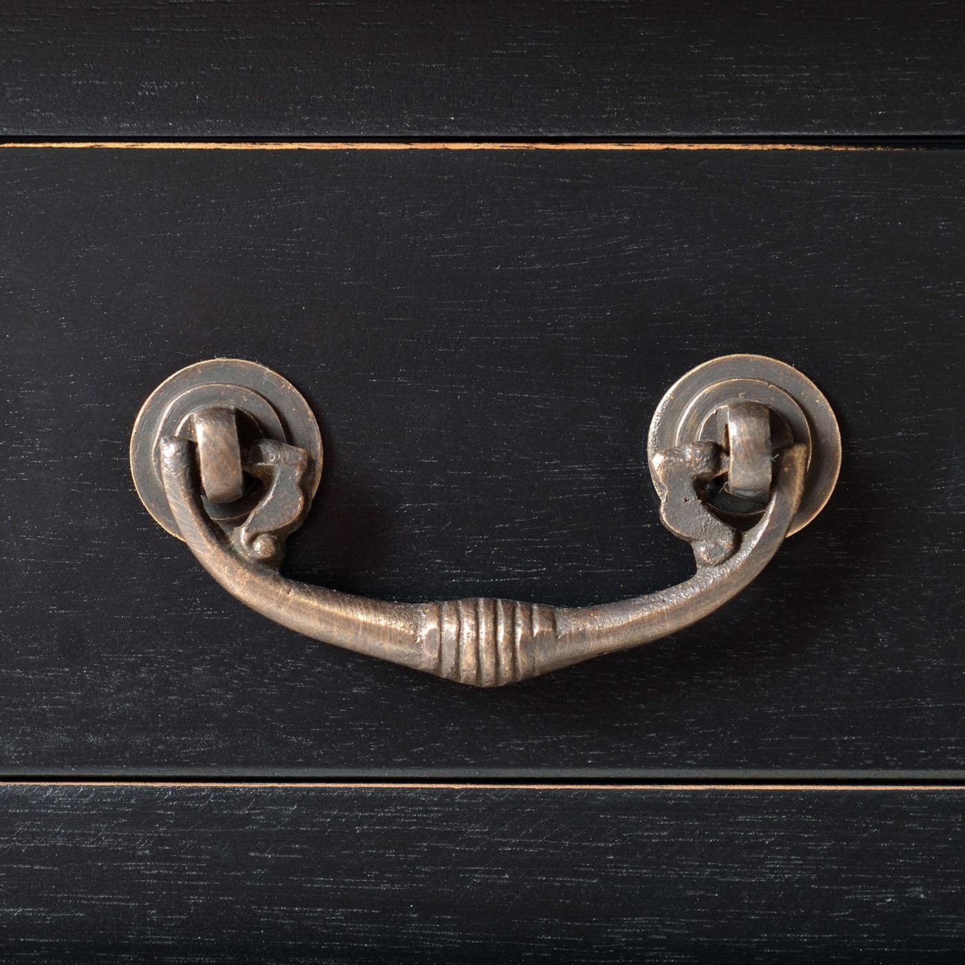 European Black Rustic Desk For Sale 2