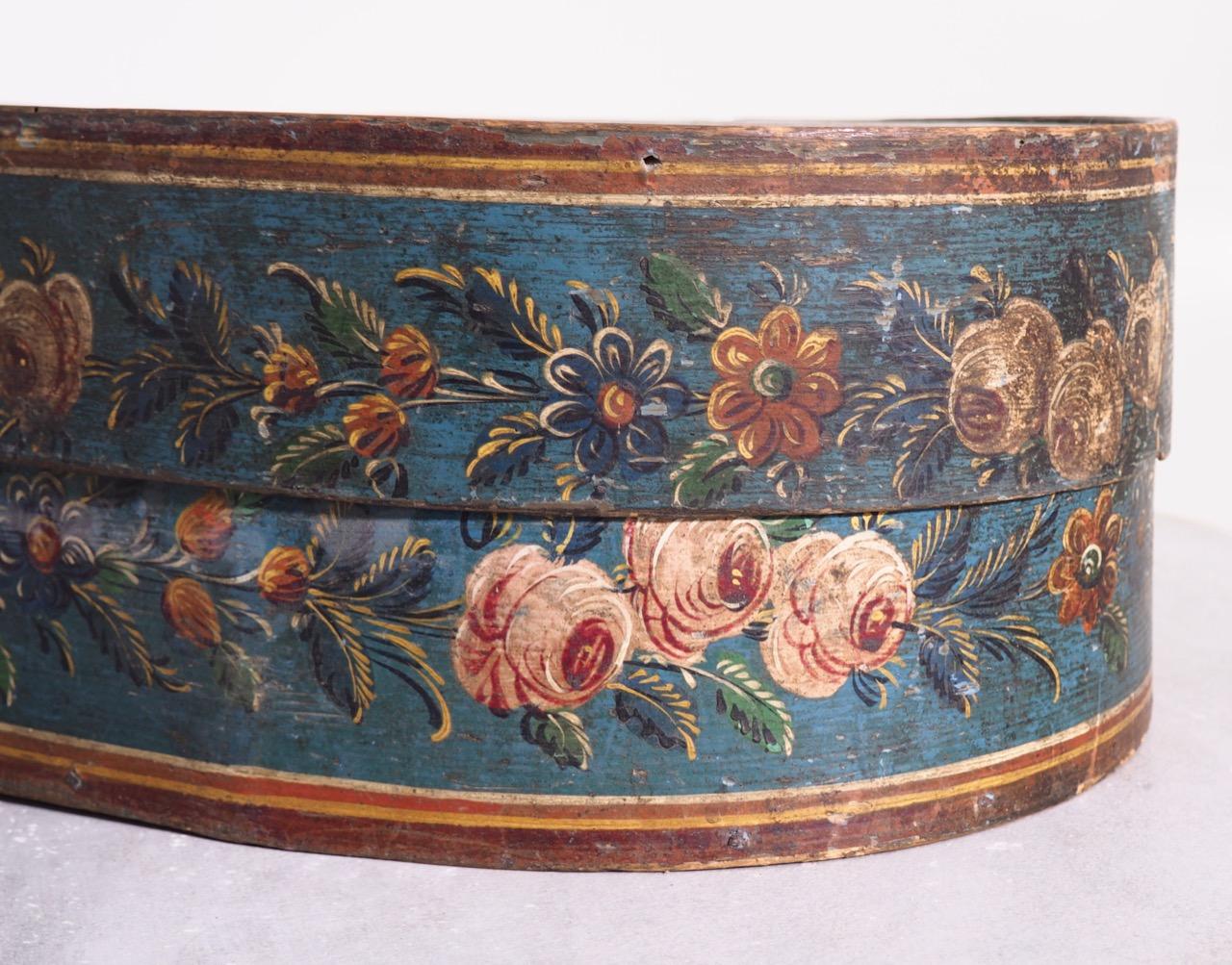 European Box in Original Paint, Early 19th Century For Sale 2