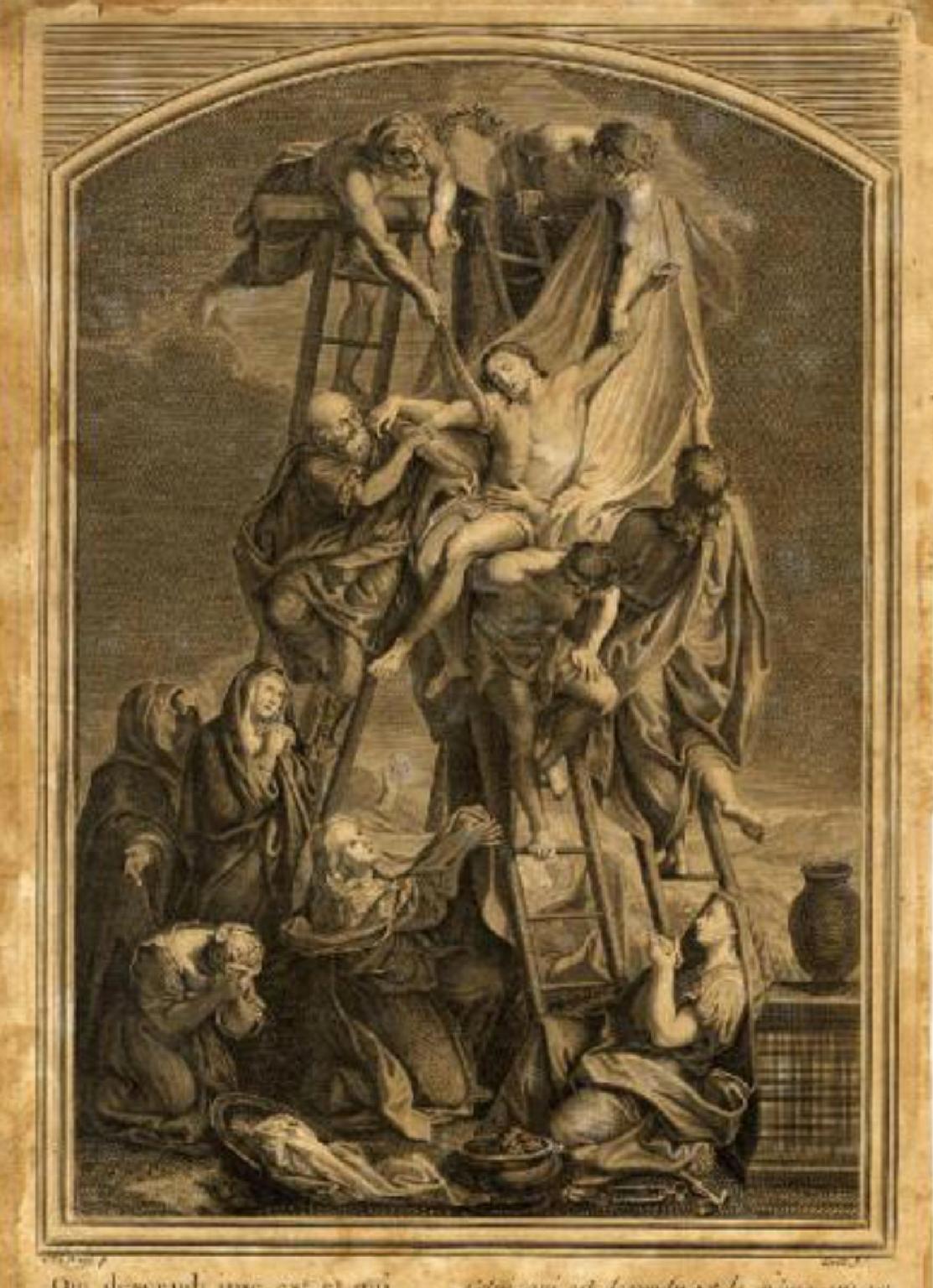 Antike Schnitzerei-Deposition aus Buchsbaumholz, erste Hälfte des 18. Jahrhunderts im Angebot 11