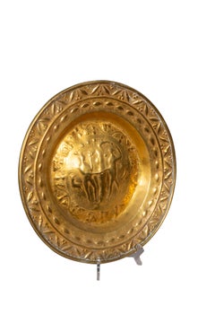 European Brass Alms Plate
