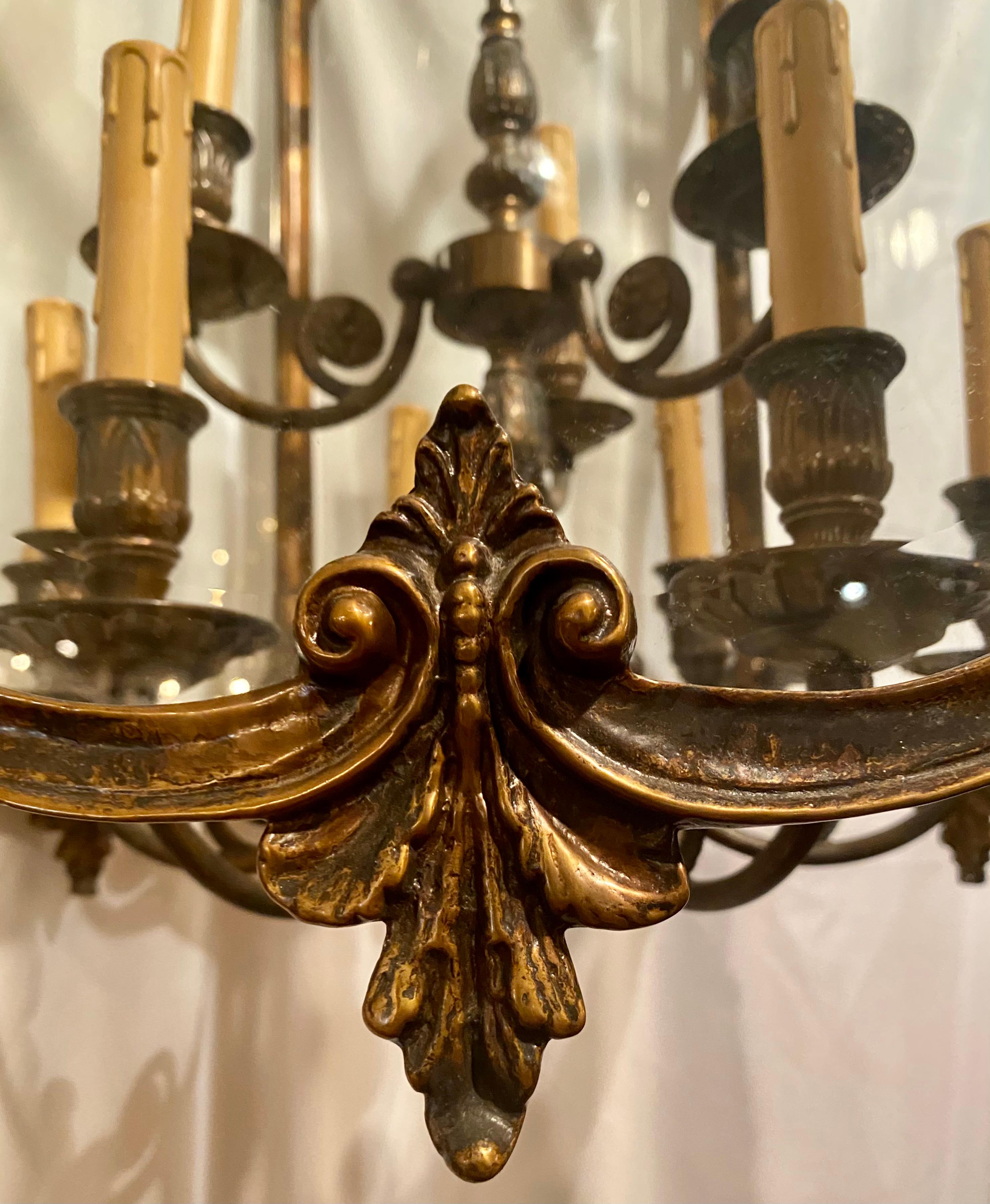 European Brass Lantern In Good Condition In New Orleans, LA