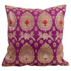 European Brocade Pillowcase , Early 20th Century. France or Italy