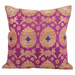 European Brocade Pillowcase , Early 20th Century. France or Italy