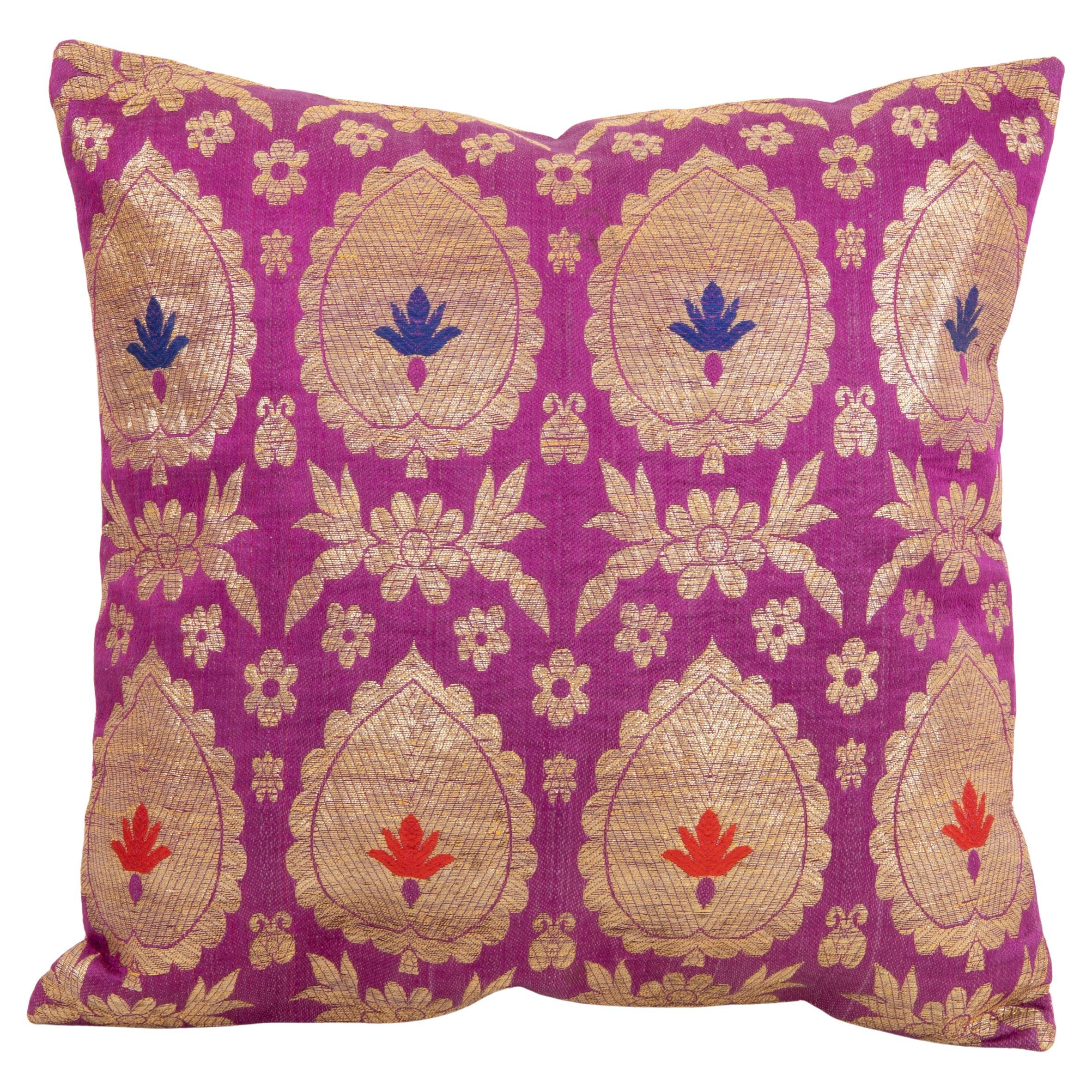 European Brocade Pillowcase , Early 20th Century. France or Italy