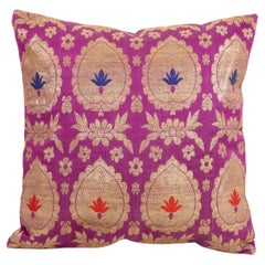 European Brocade Pillowcase , Early 20th Century. France or Italy