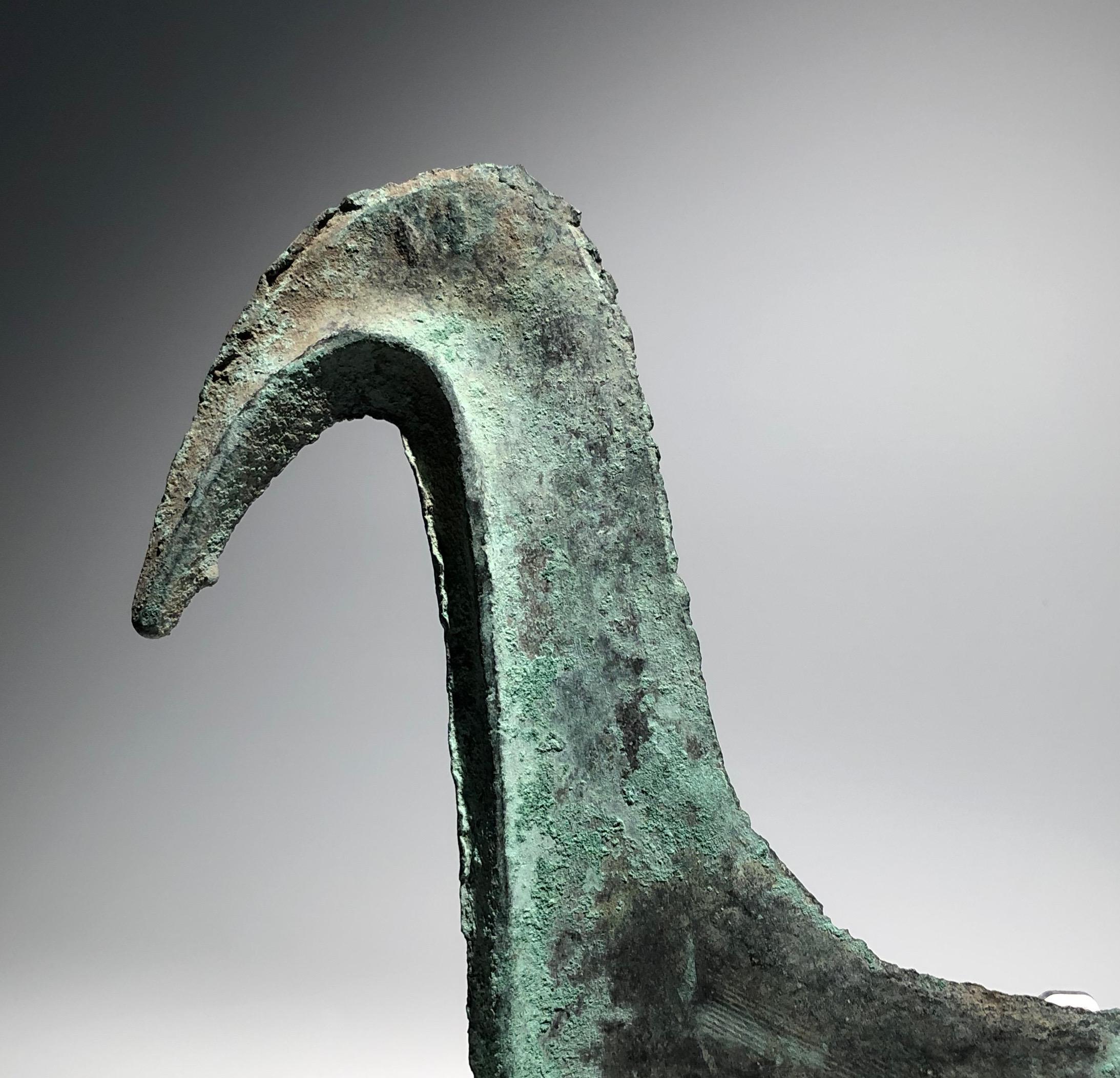 Prehistoric European Bronze Age, 8th-6th Century BC Harvesting Sickle For Sale