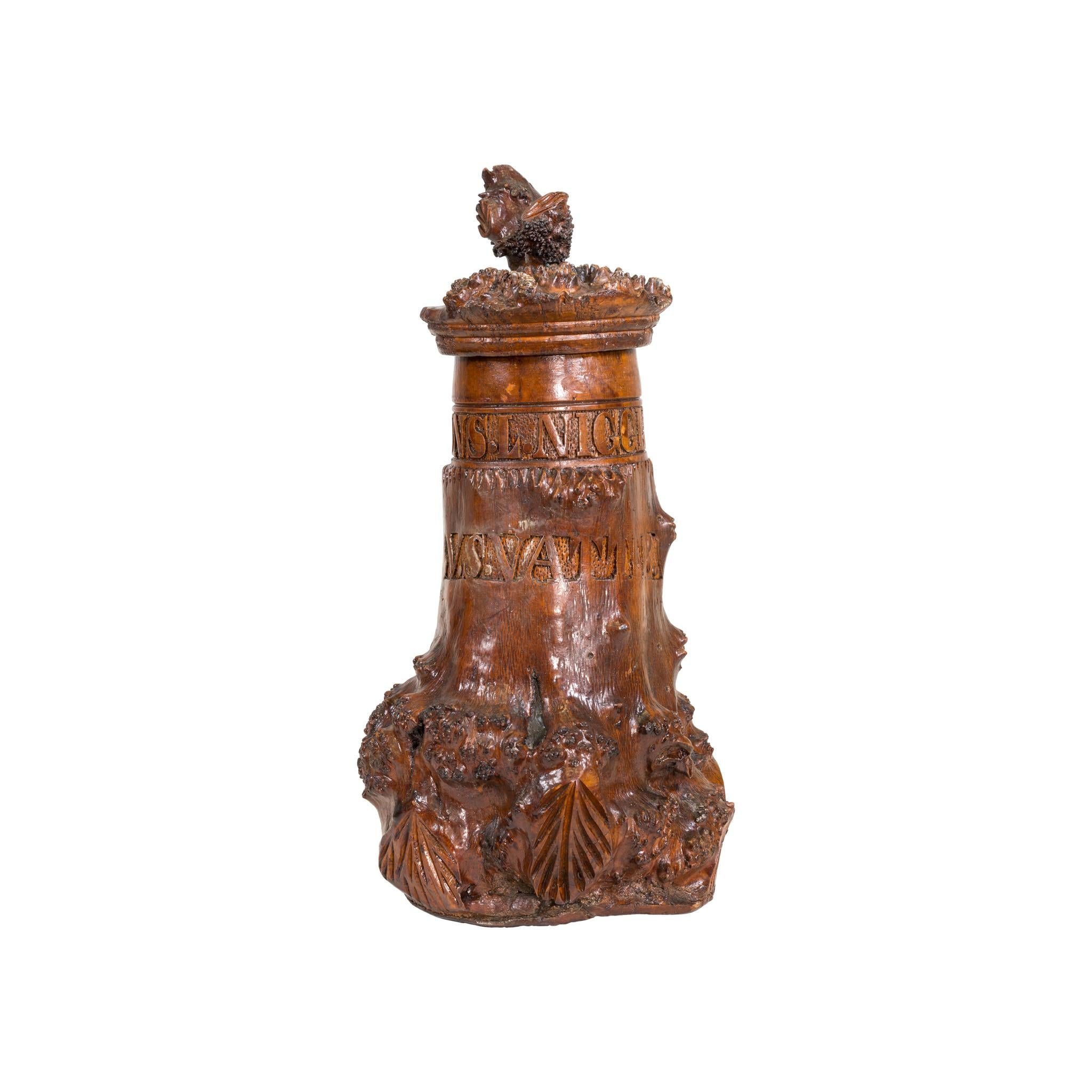 German Circa 1900 European Burl Stein For Sale