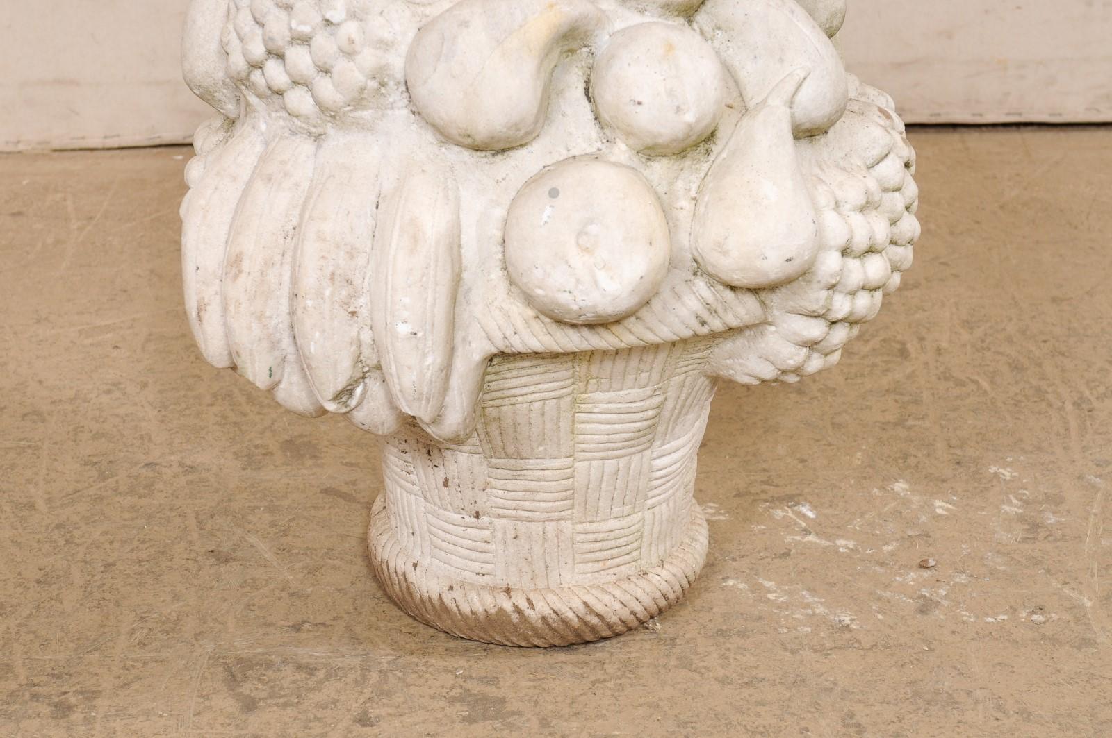 European Carved-Stone Bouquet of Fruit, 26