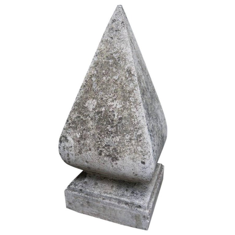 European Cast Concrete Finials, circa 1970 at 1stDibs