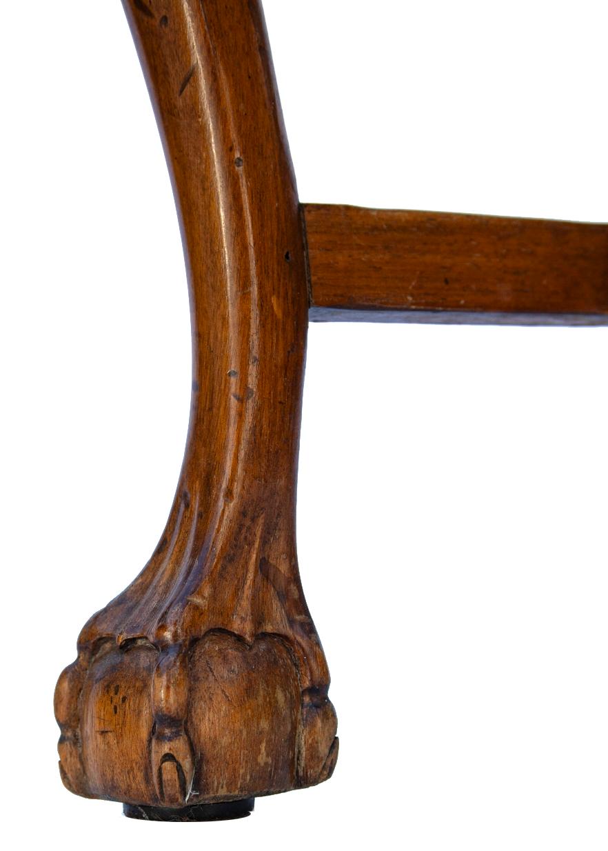 Sedie da sala da pranzo in stile Chippendale europeo; set / 8 in vendita 6