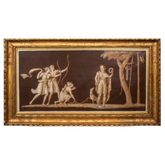 Scène classique européenne de Diane Huile sur toile