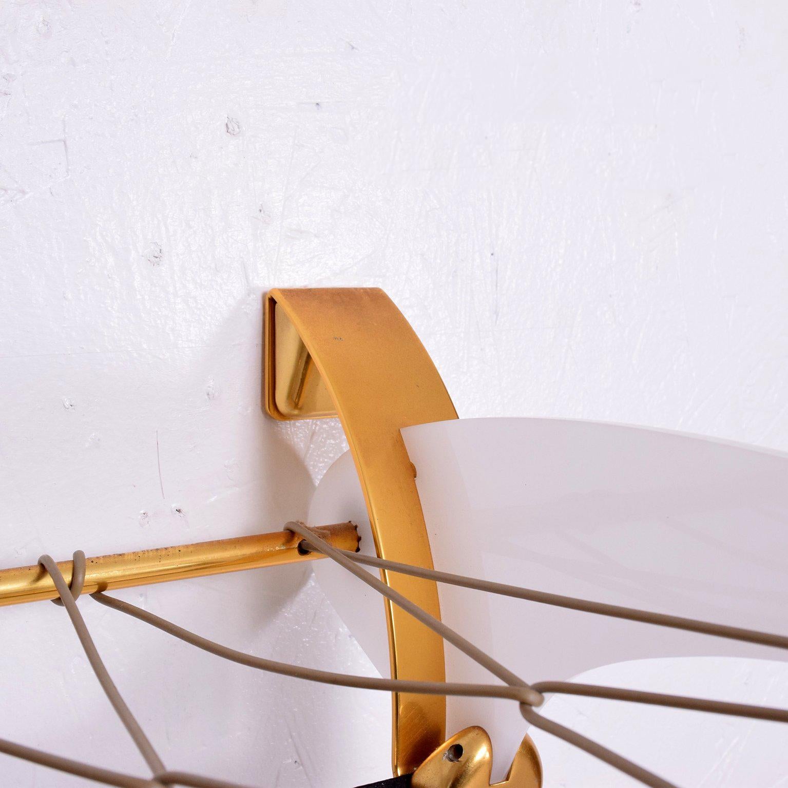 European Coat Hat Rack Mid-Century Modern Wall Shelf In Excellent Condition In Chula Vista, CA