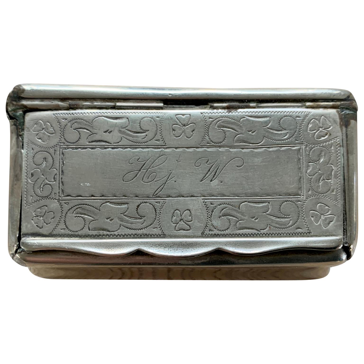 European Collection of 7 Antique 19th Century Snuff Boxes For Sale 1