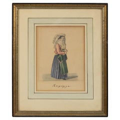 Europäischer europäischer Kostümdruck