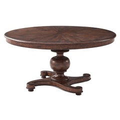 European Country Round Dining Table