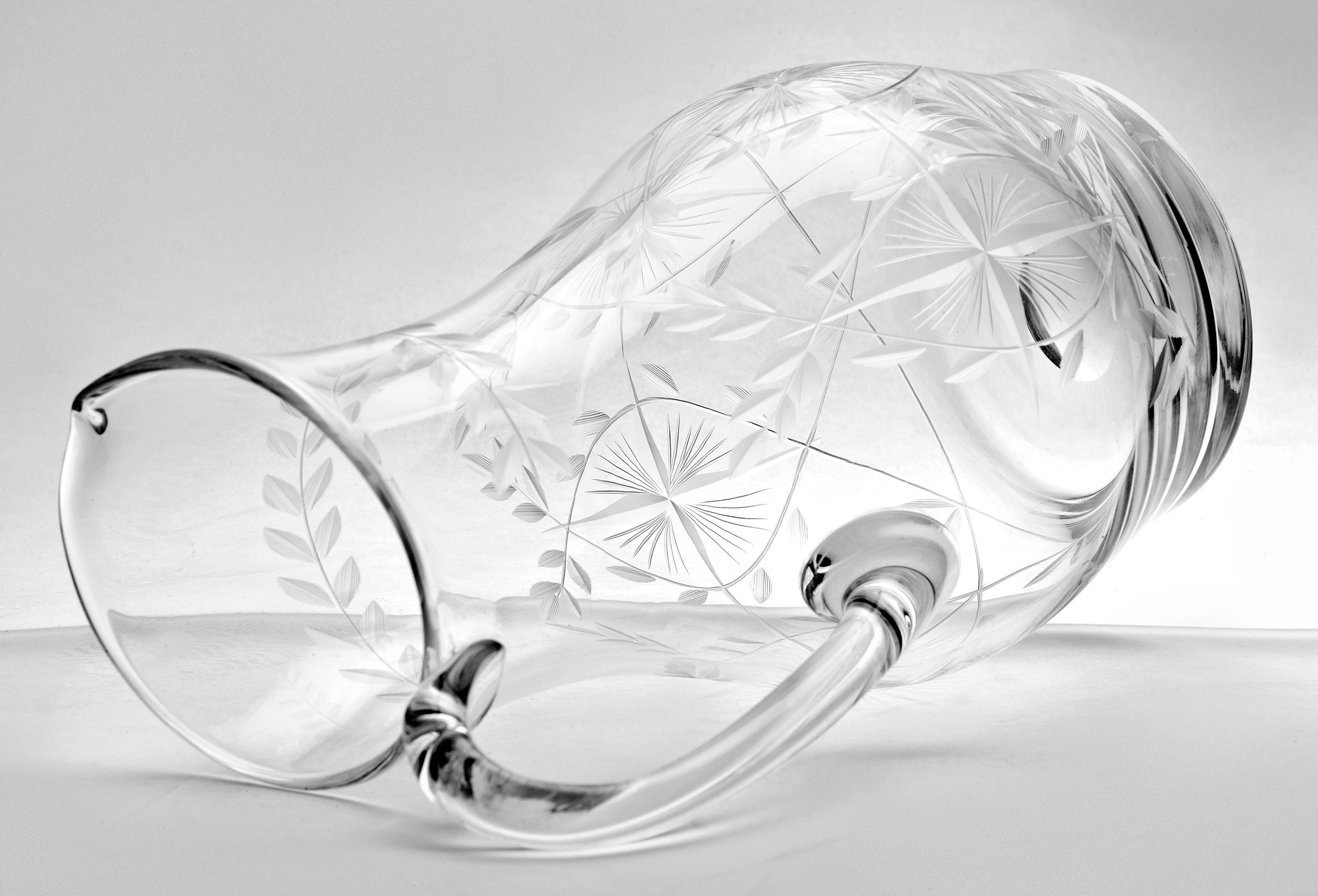 fancy glass pitcher