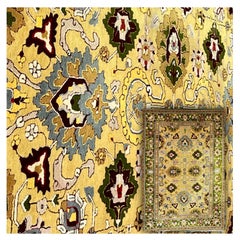 Antique European Design Carpet From The Safavid Empire