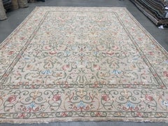 European Design Rug with Floral All-Over Design