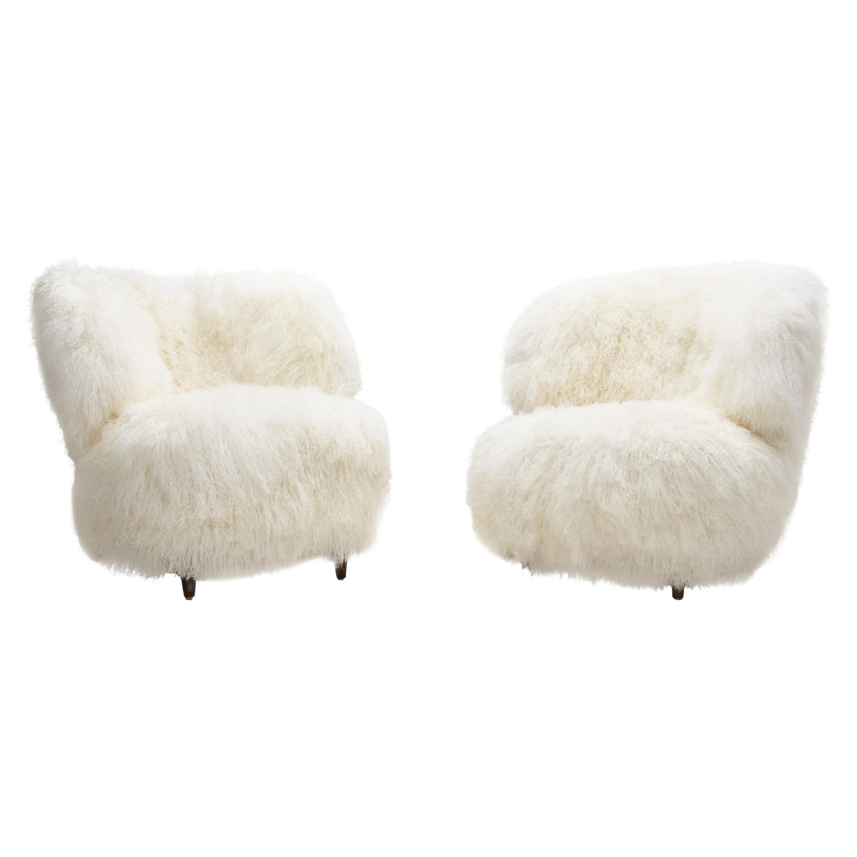 Fauteuils européens en cuir luxueux, Europe, années 1950