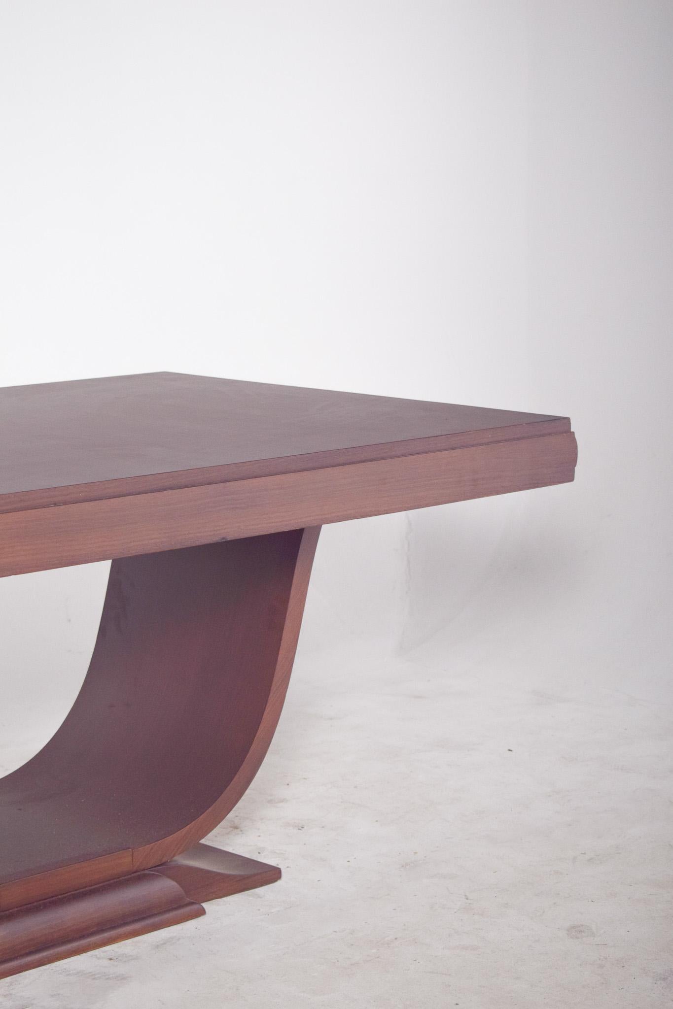 20ième siècle Table à manger extensible européenne Art déco en vente