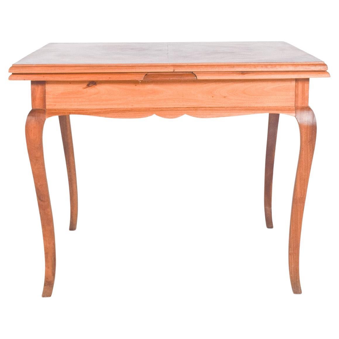 European Extendable Square Dining Table Louis XV Style