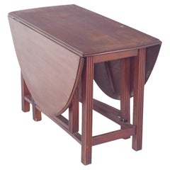 European Flip Flap Oval-Top Table