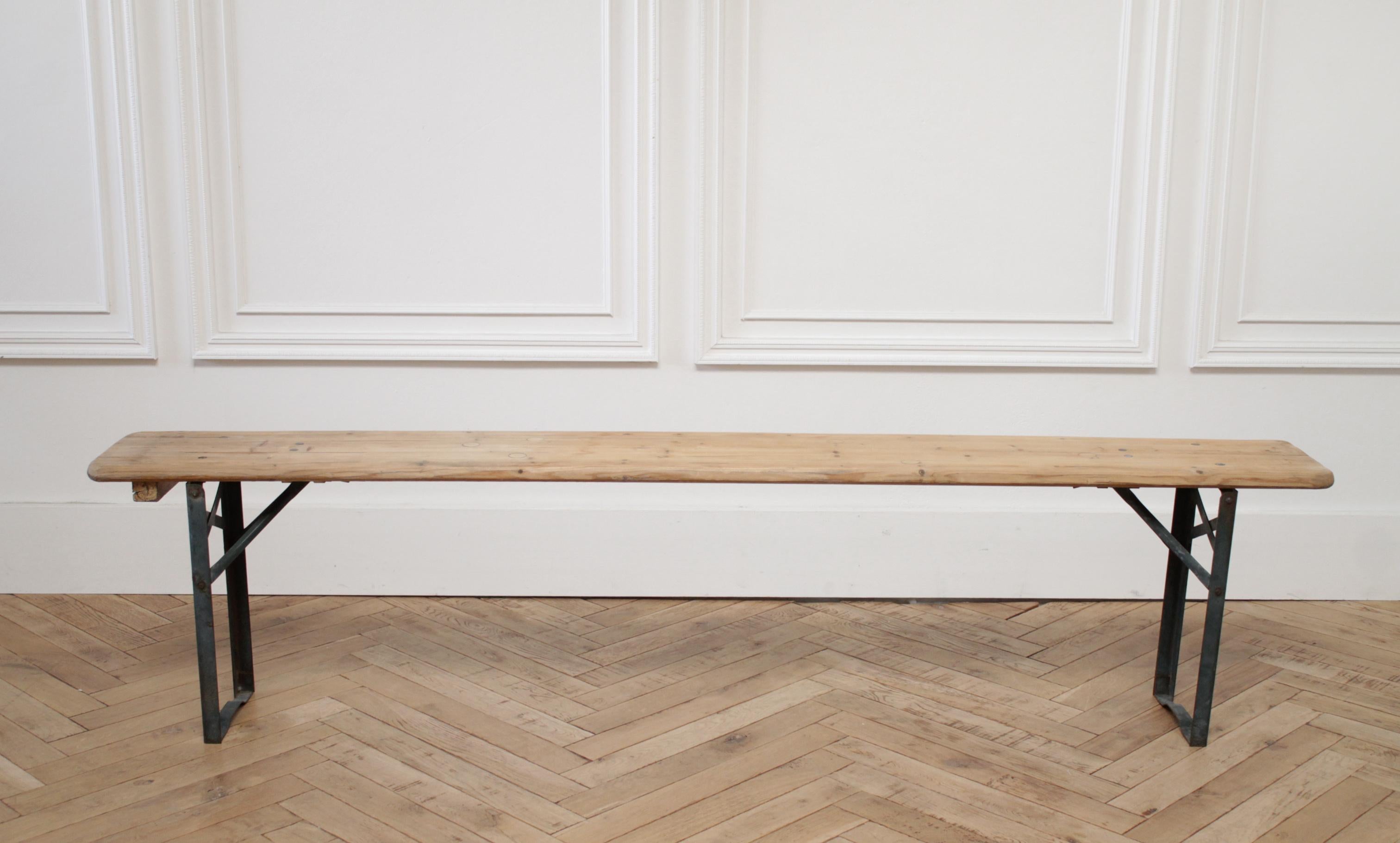 foldable bench legs