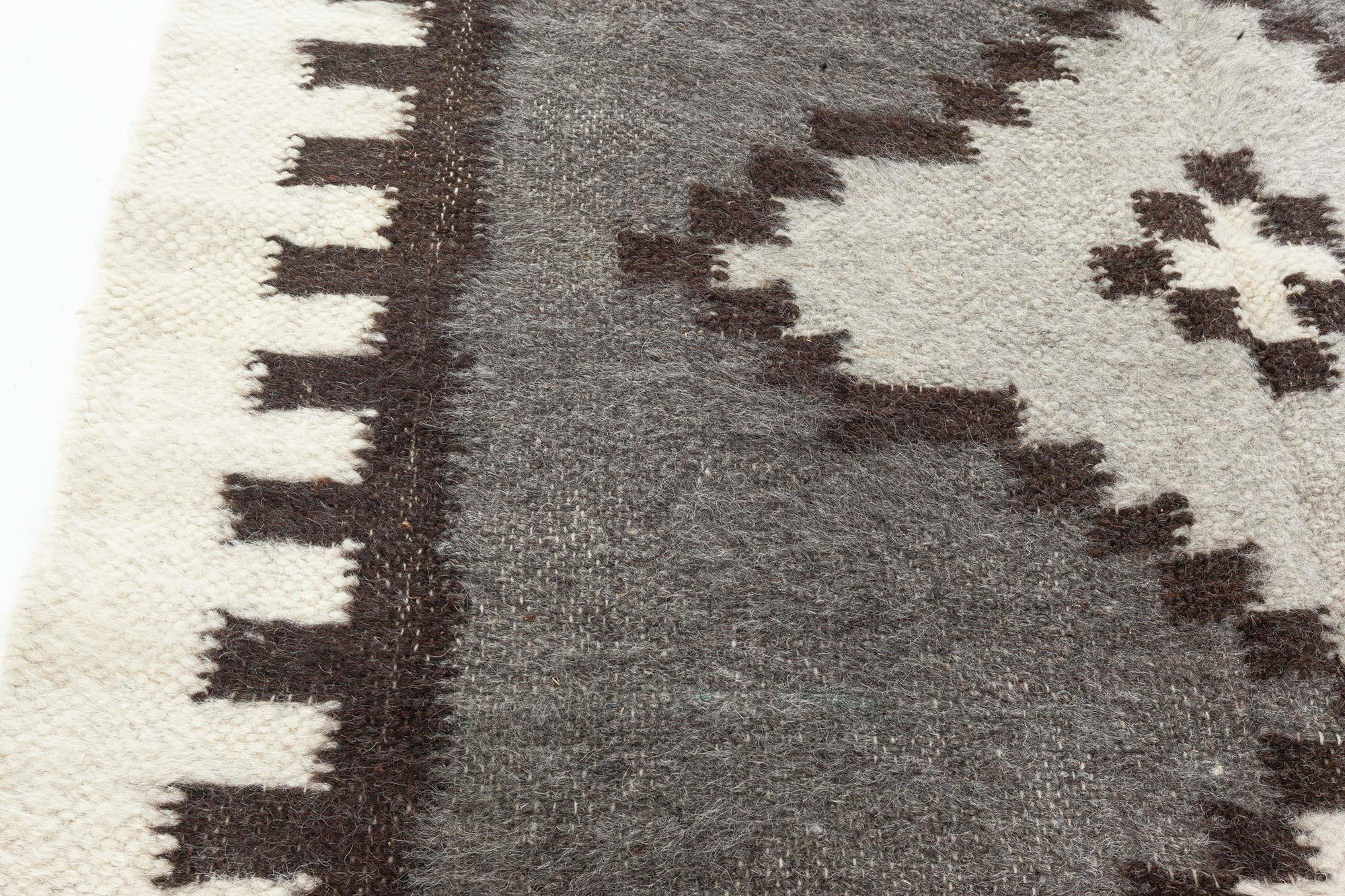 European Folk Stamverband Goat Hair Rug by Doris Leslie Blau For Sale 1