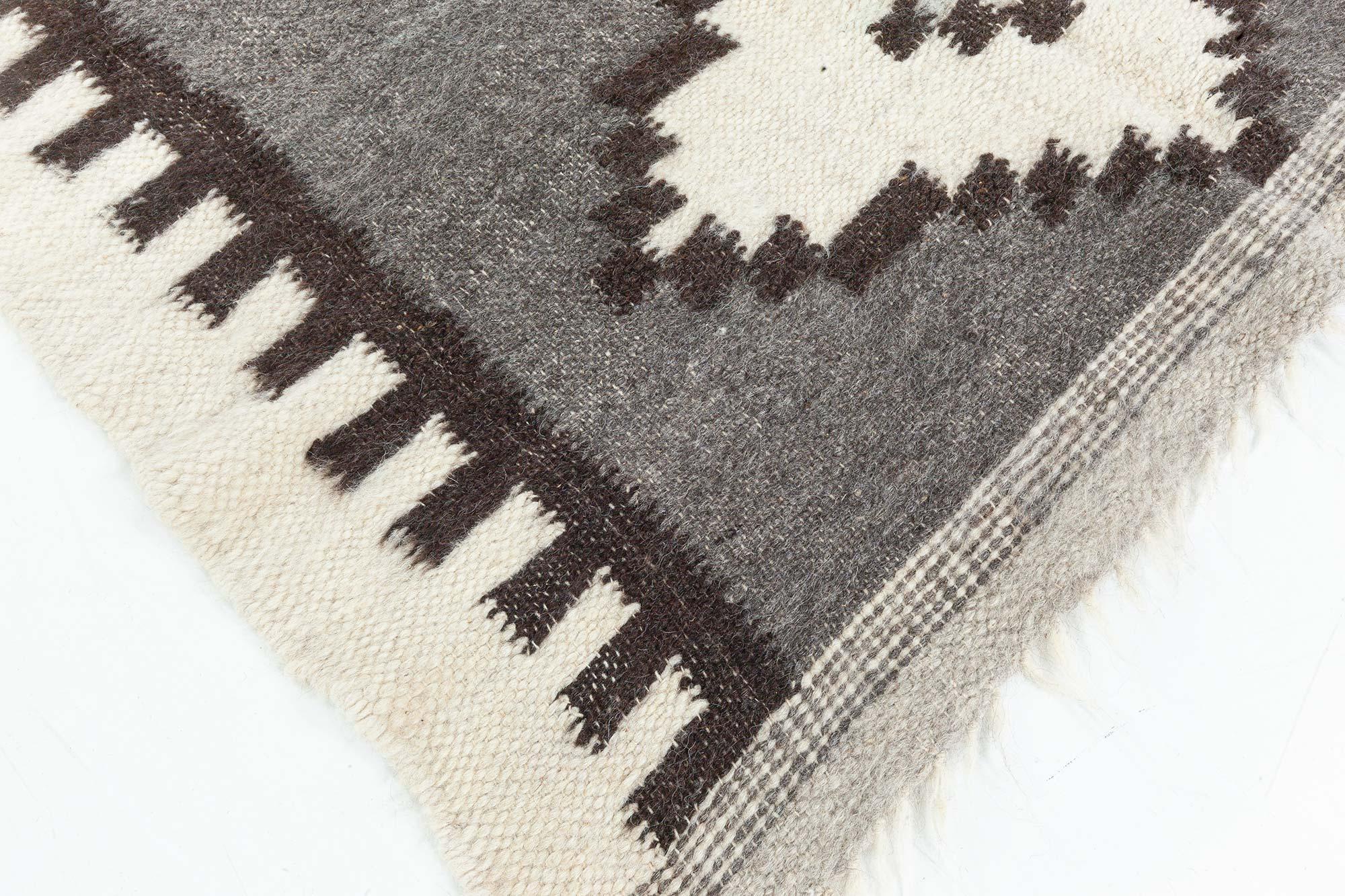 European Folk Stamverband Goat Hair Rug by Doris Leslie Blau For Sale 2