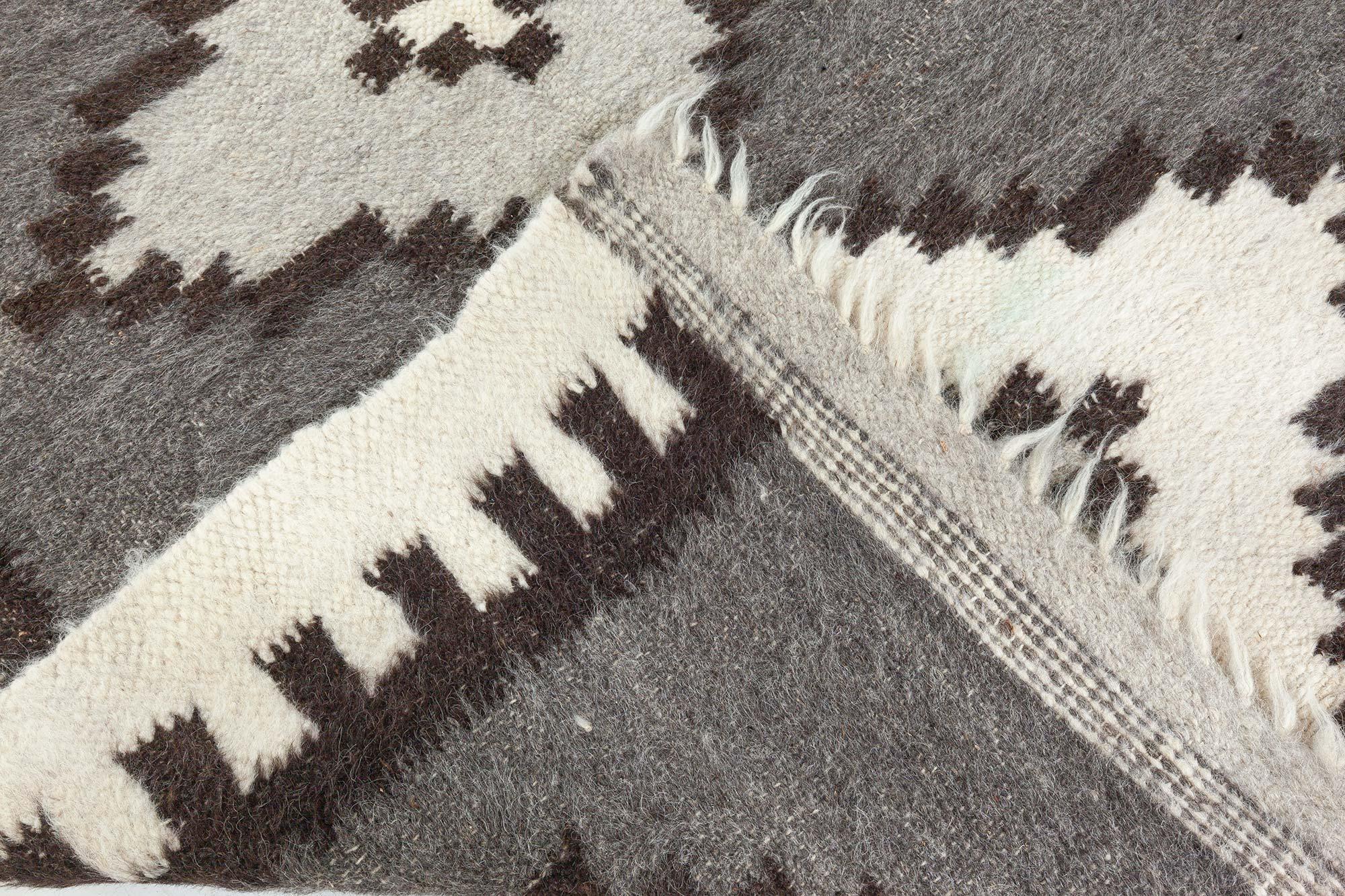 European Folk Stamverband Goat Hair Rug by Doris Leslie Blau For Sale 3