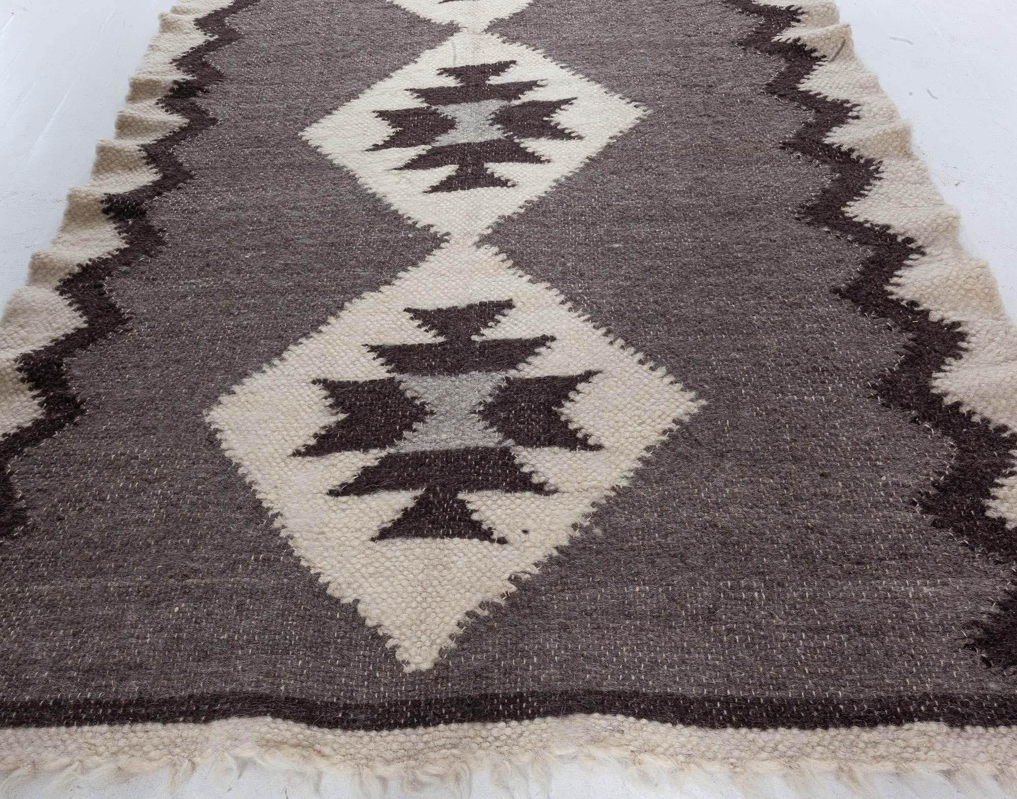 European Folk Stamverband II Goat Hair Rug by Doris Leslie Blau Holandés en venta