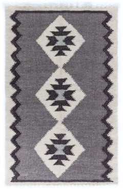 European Folk Stamverband II Goat Hair Rug by Doris Leslie Blau