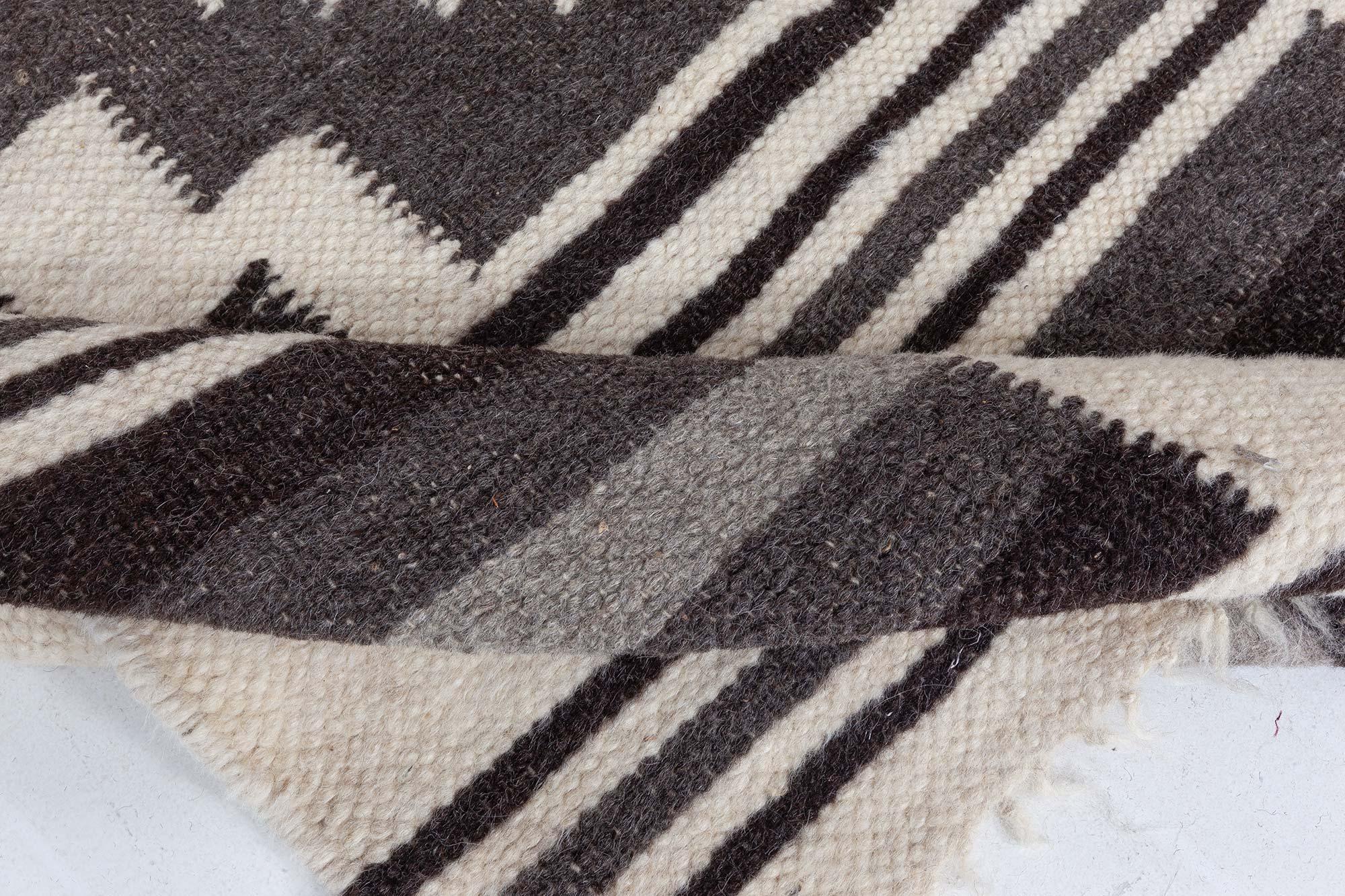European folk Stamverband VI goat hair rug by Doris Leslie Blau
Size: 5'10