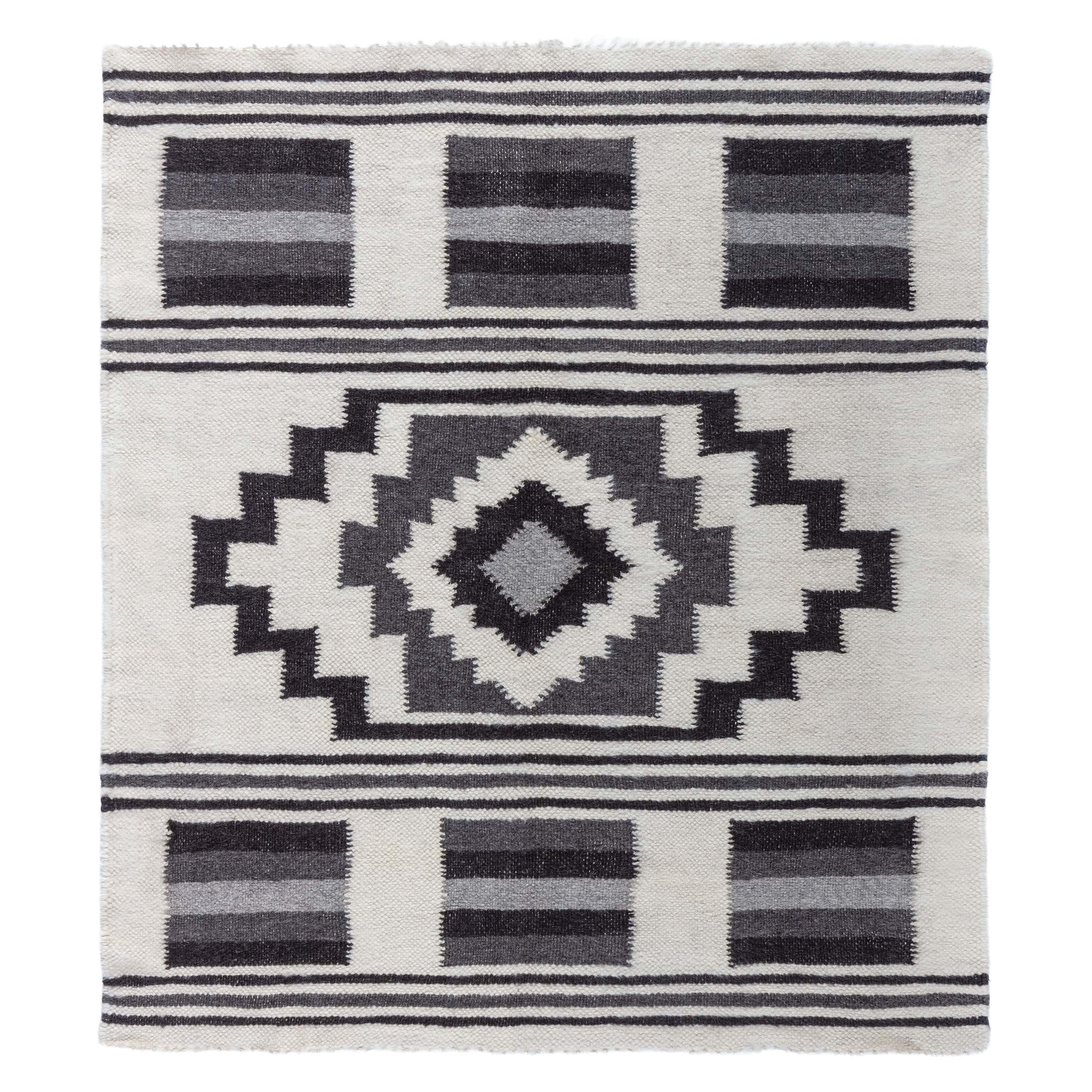 Europäischer Volks-Stamverband VI Ziegenhaarteppich von Doris Leslie Blau im Angebot