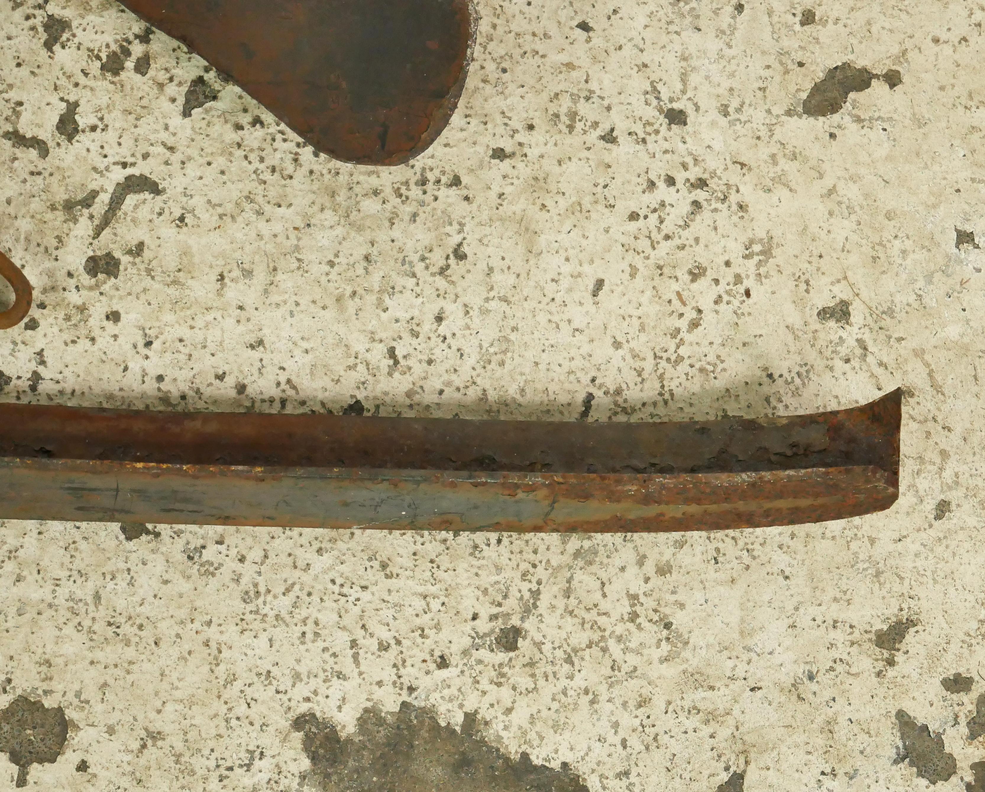 European French A La Recherche Du Passe Steel Sign For Sale 3