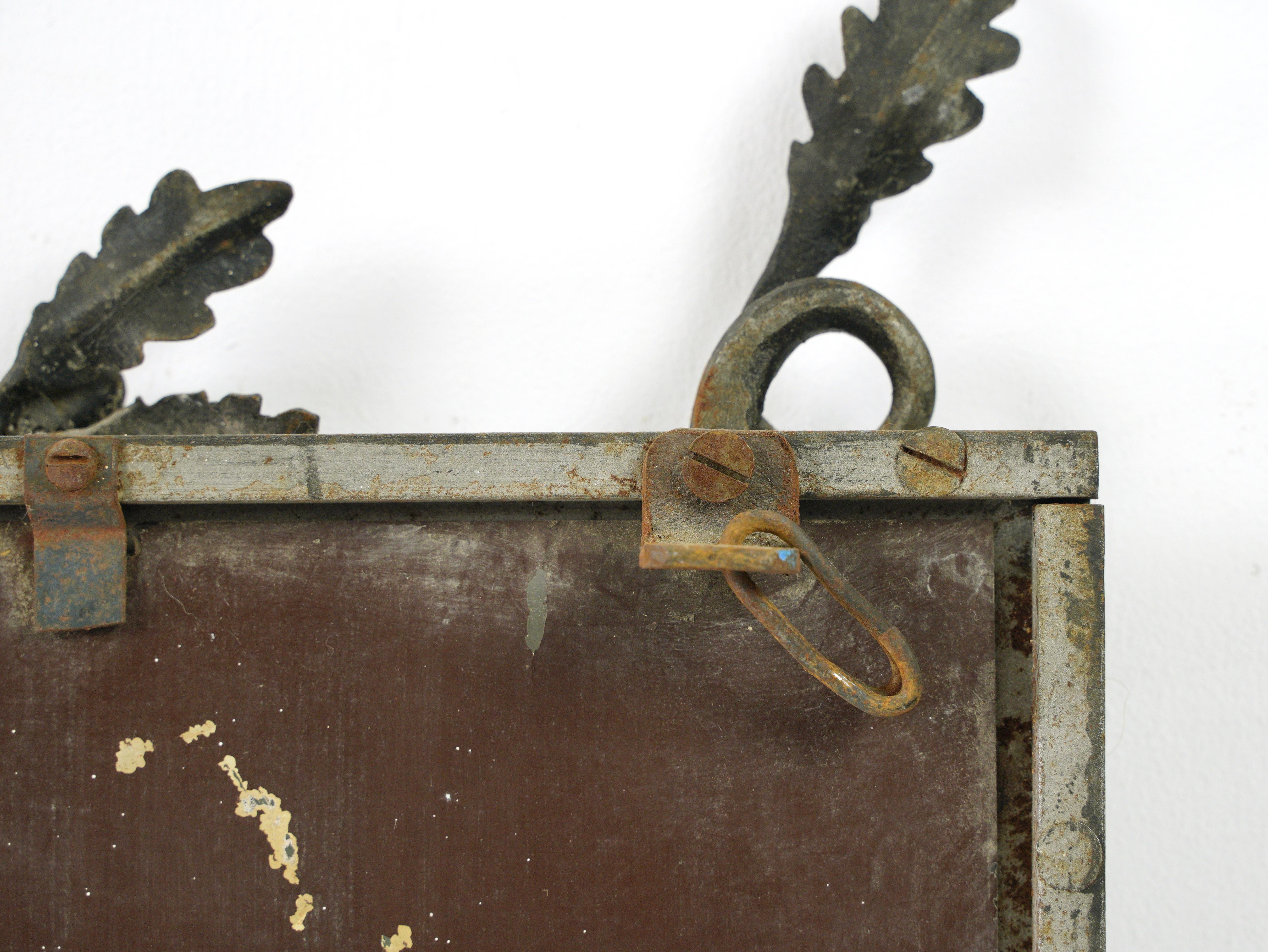 Miroir en fer forgé Art Deco européen français en vente 5